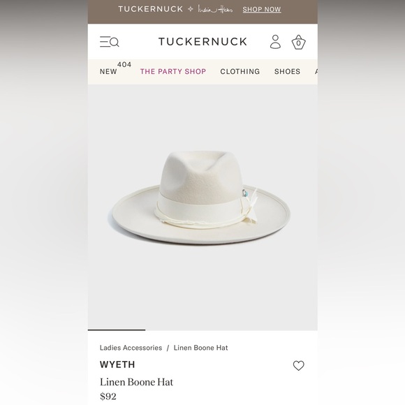 Tuckernuck Wyeth Linen Boone Hat